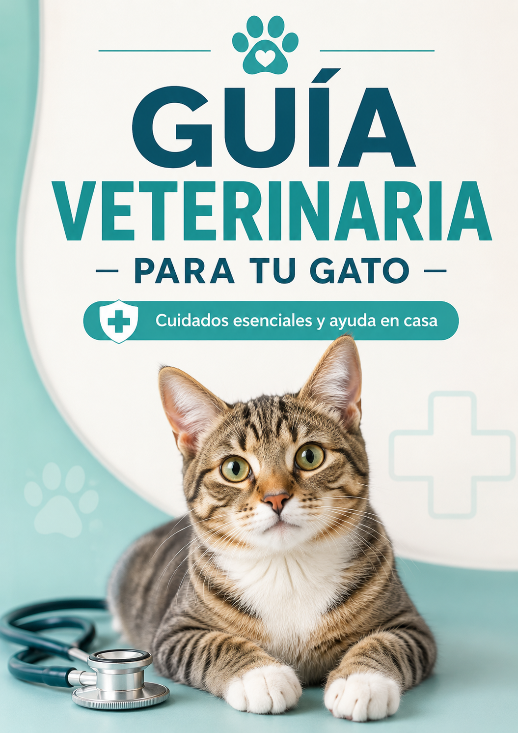 Guía Veterinaria para tu Gato — portada del manual